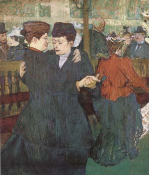 Two Women Dancing at the Moulin Rouge (mk09)